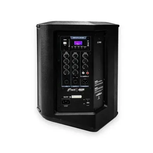 Cabina J&R J5251 Cabina 8" Recargable con 2 Microfonos y Maletin