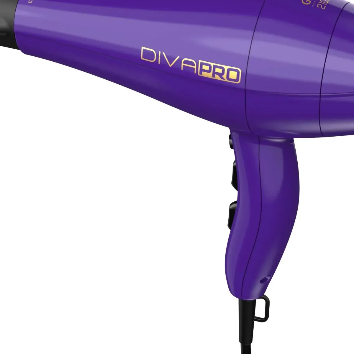 Gama Secador de Cabello Diva 4D Morado