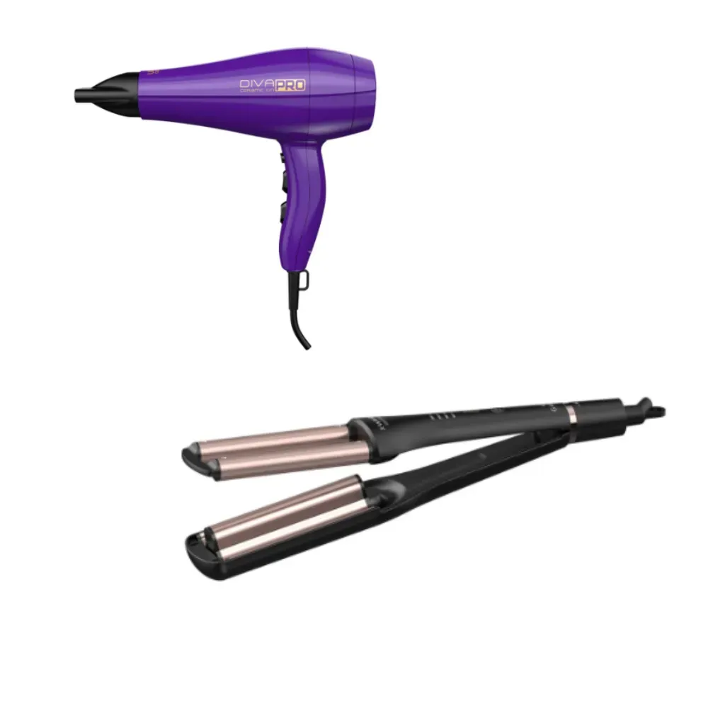 Combo Gama Keration X-waves - Secador Gama Salon Pro 4D