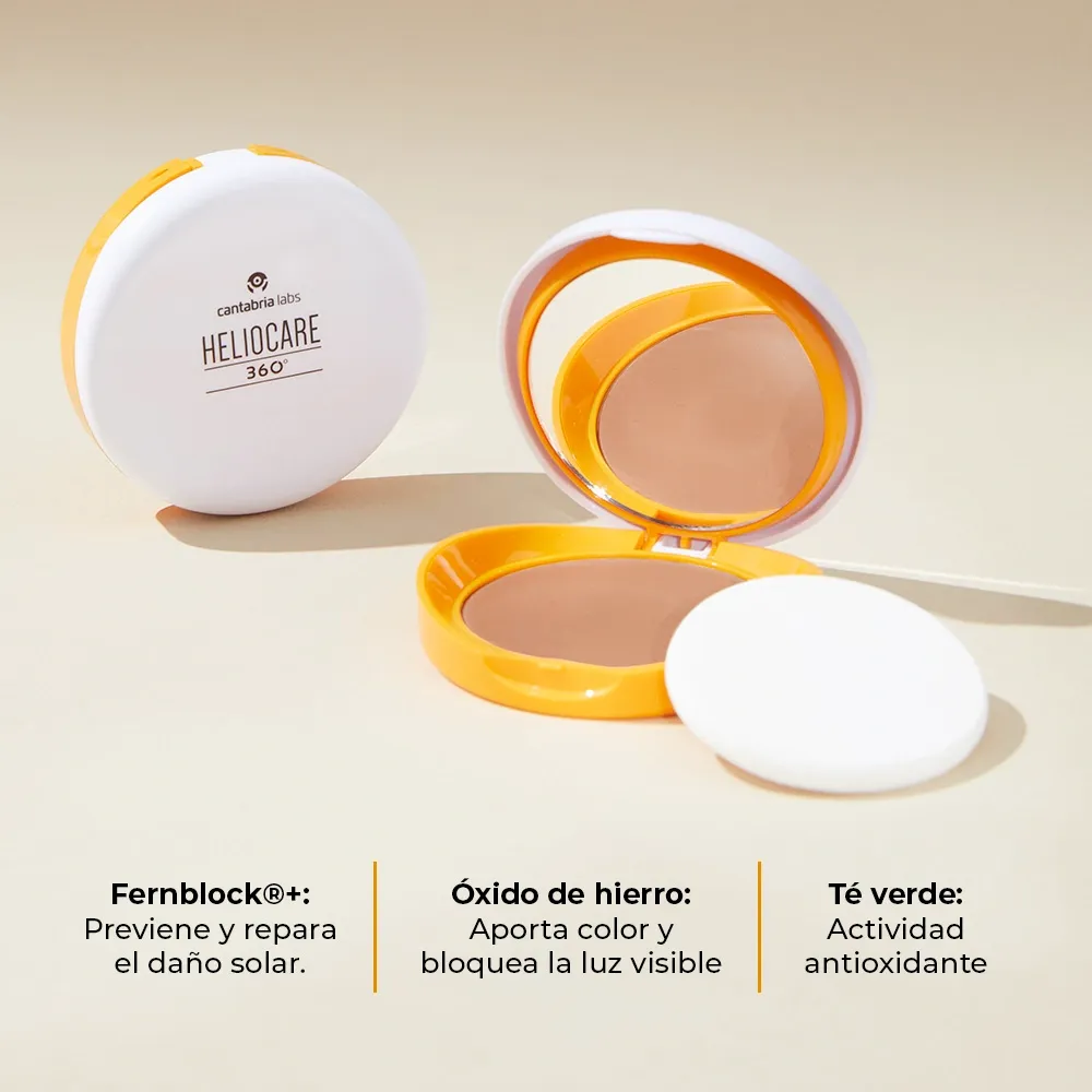 Heliocare 360 Compacto Oil-free Bronce x 10 GR