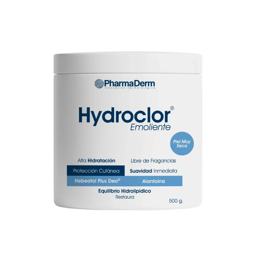 Hydroclor Unguento Emoliente - Hidratación Intensiva para Piel Secas y Deshidratadas 500 g