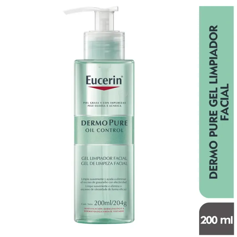 Eucerin Gel Limpiador Facial Dermopure 200 ML