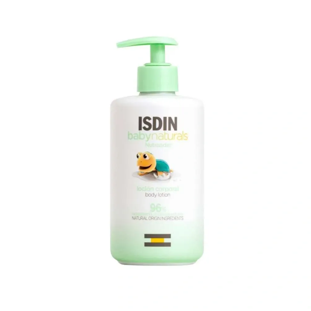 Isdin Baby Naturals Loción Corporal - Hidratación Suave para Piel Sensible 400 ml