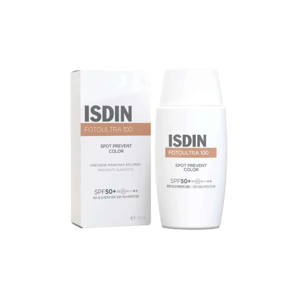 Isdin FotoUltra 100 Spot Prevent Color SPF 50+ - Protector Solar con Color 50 ml