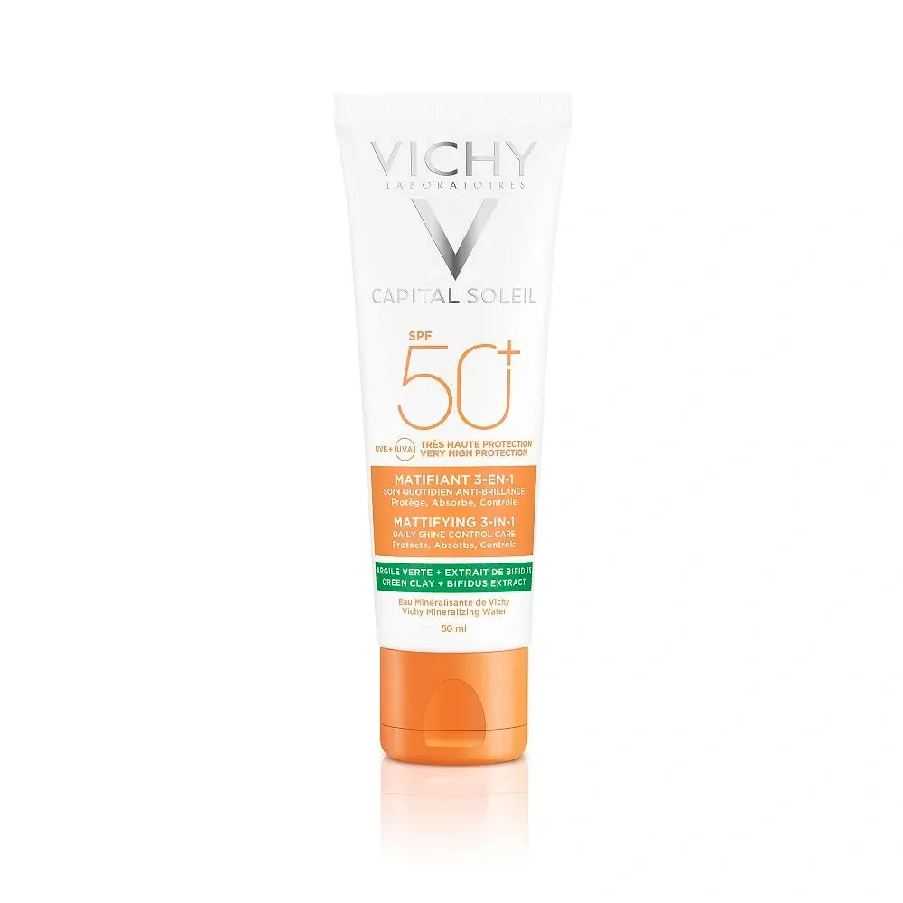 Vichy Capital Soleil Matificante 3 En 1 Spf50 X 50Ml