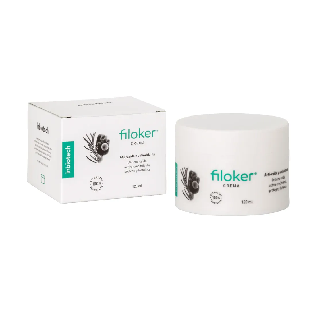 Filoker Crema Hidratante y Reestructurante - 120 ml para Piel Seca y Deshidratada