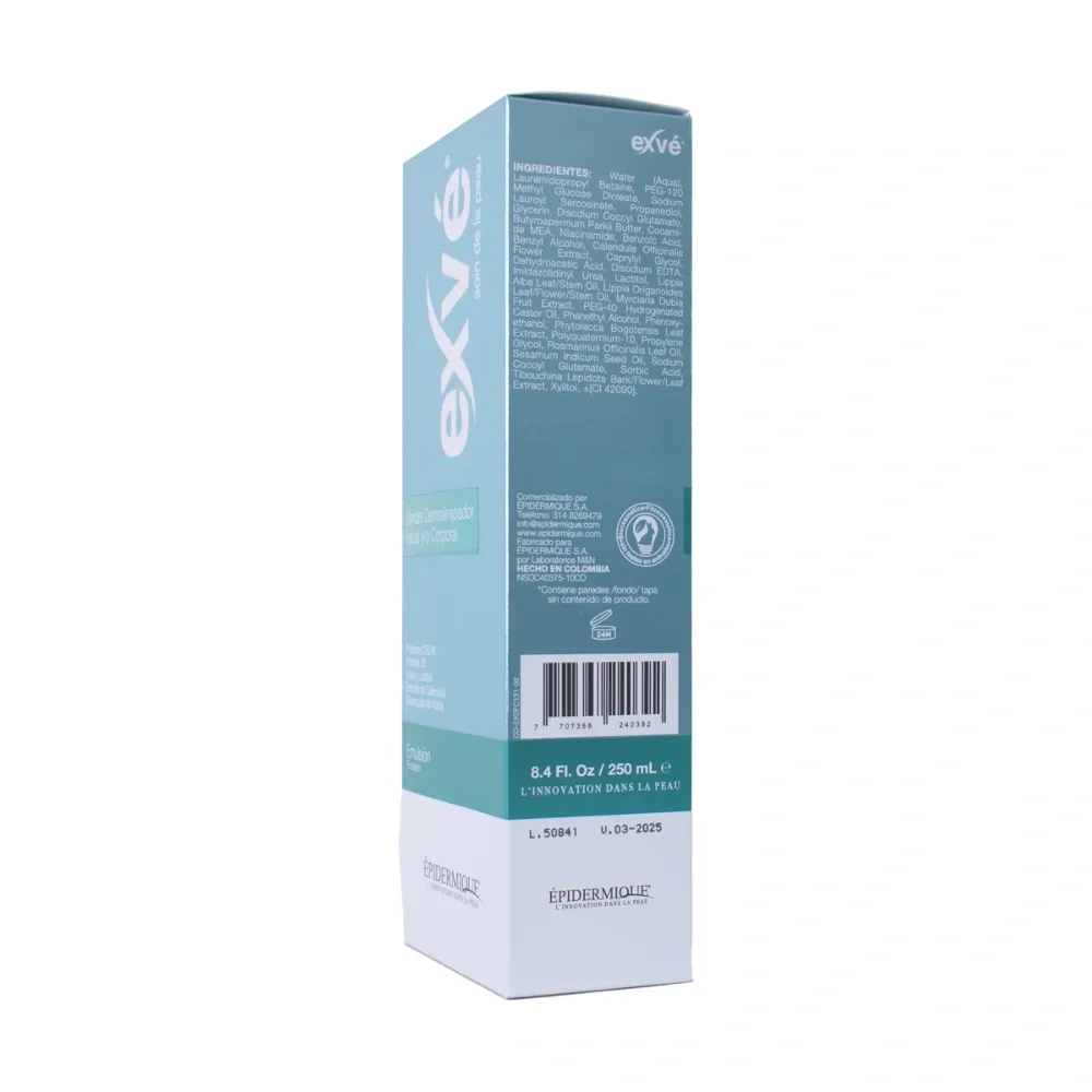 Exve Syndet Dermolimpiador Facial y/o Corporal x 250 ML