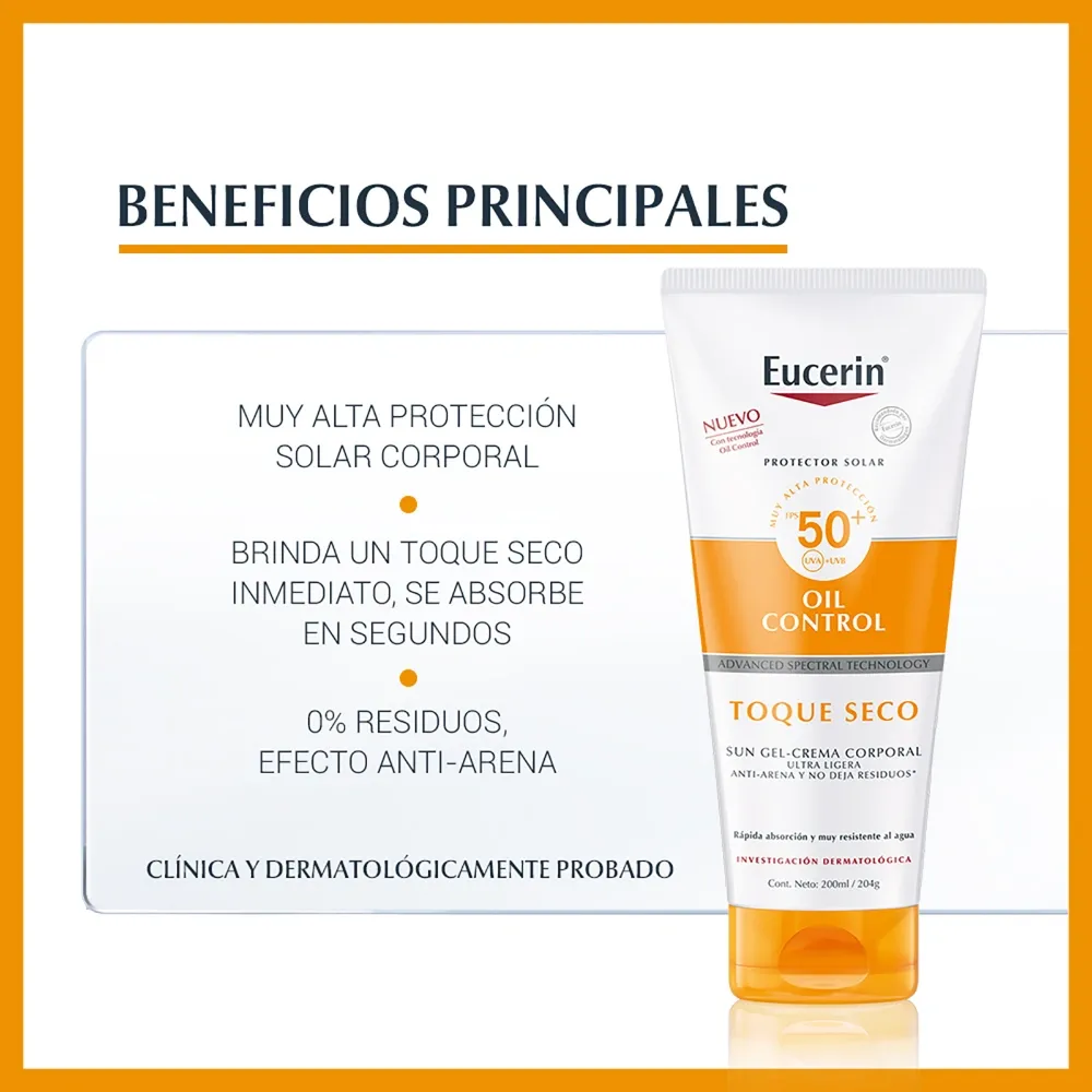 Eucerin Antisolar Oil Control Corporal SPF 50