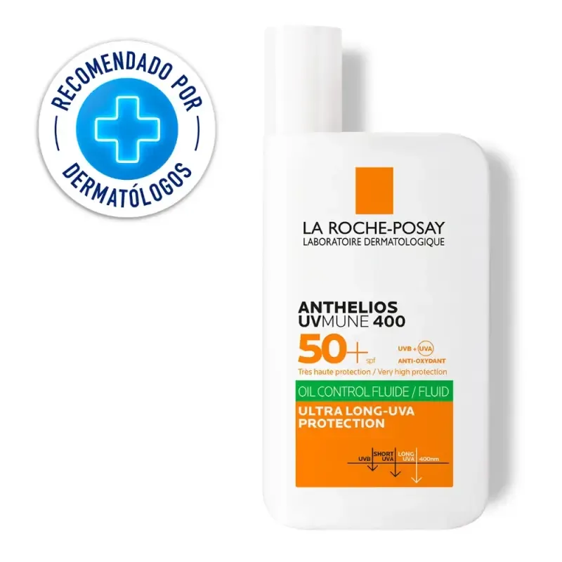 Anthelios Uv Mune 400 Spf 50+ Oil Control X 50 Ml