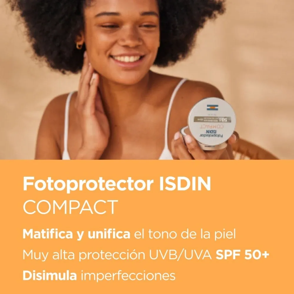 Isdin Fotoprotector Compacto SPF 50+ Tono Bronce X10GR