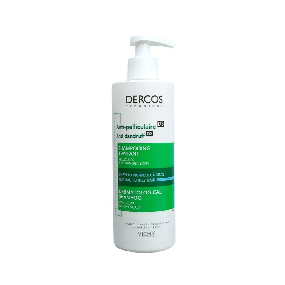 Vichy Dercos Anticaspa Verde - Champú Tratante 390 ml