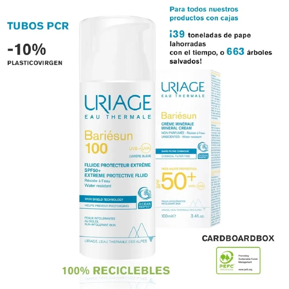 Uriage Bariesun 100 Fluido Extremo SPF 50+ x 50 ml