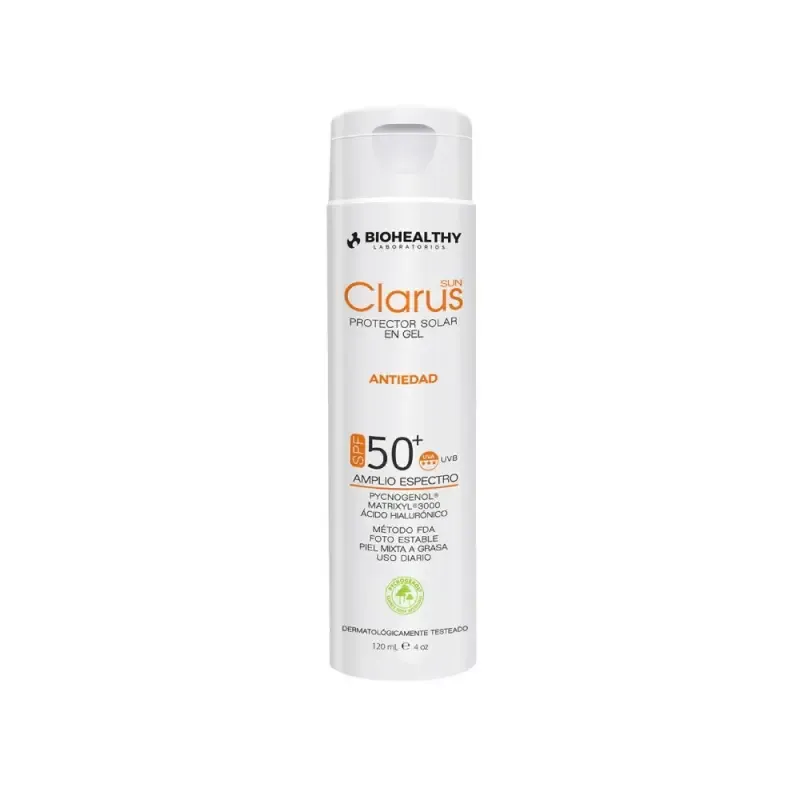 Clarus Gel Antiedad FPS 50+ X120ML