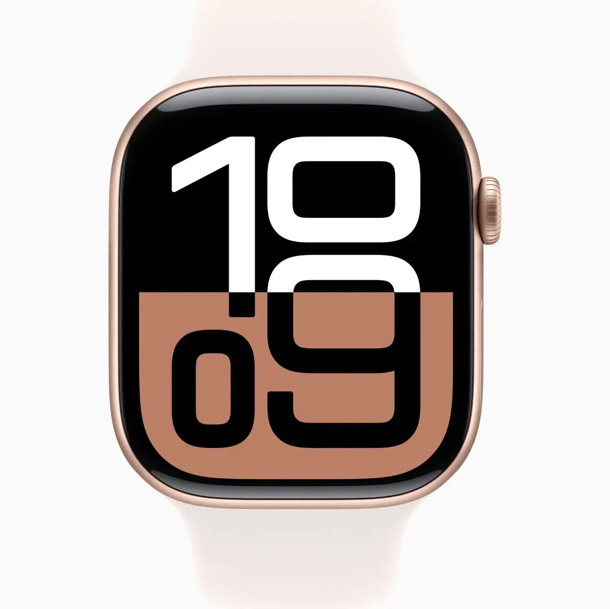 Apple Watch Series 10 GPS 46mm Aluminio Oro rosado Correa Deportiva Rubor M/L 