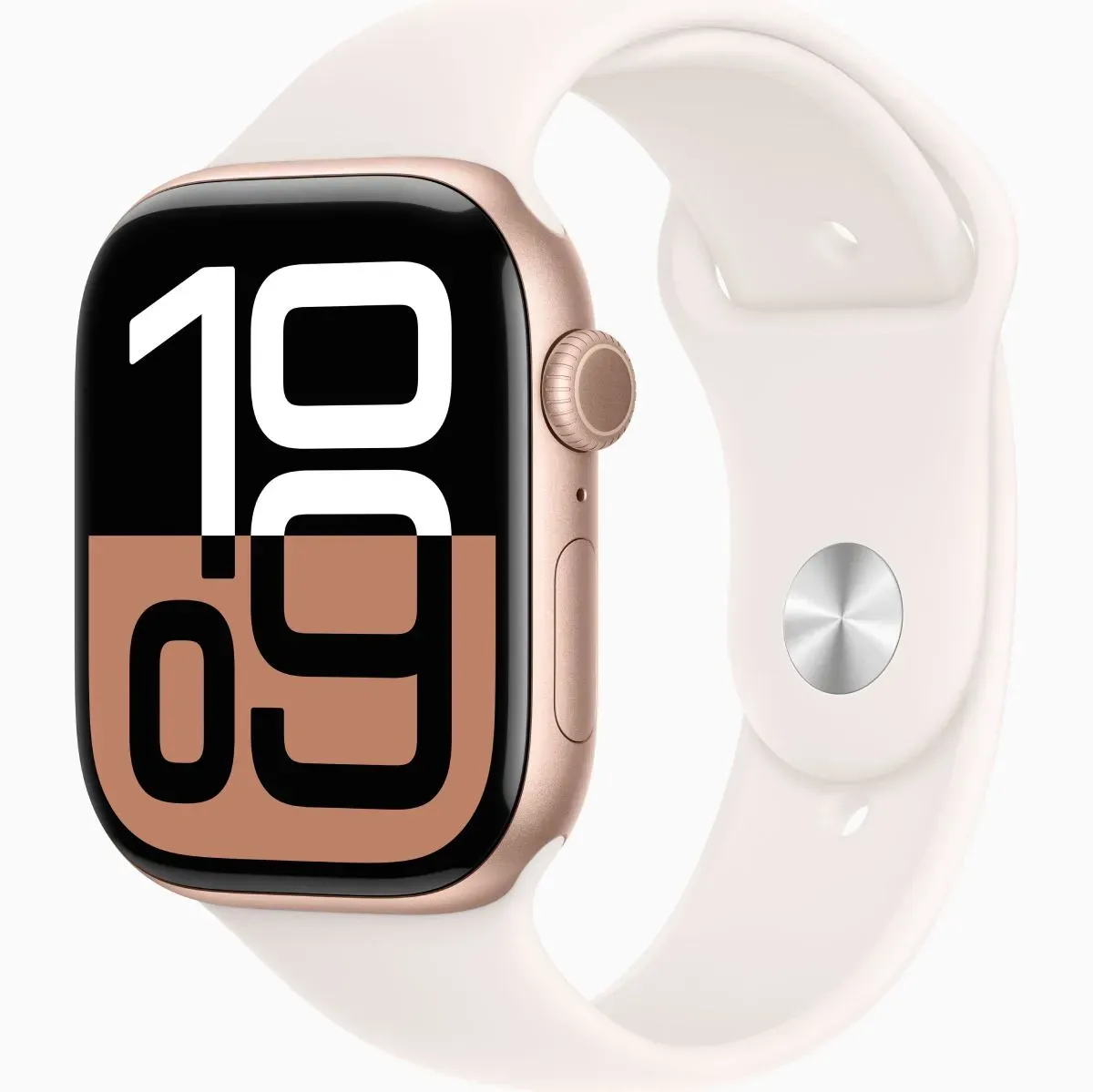 Apple Watch Series 10 GPS 46mm Aluminio Oro rosado Correa Deportiva Rubor M/L 