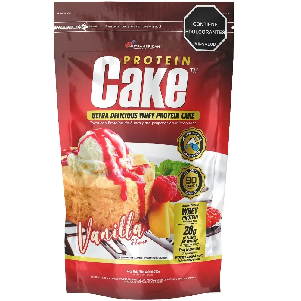 Protein Cake Vainilla Torta + Cake + Snack