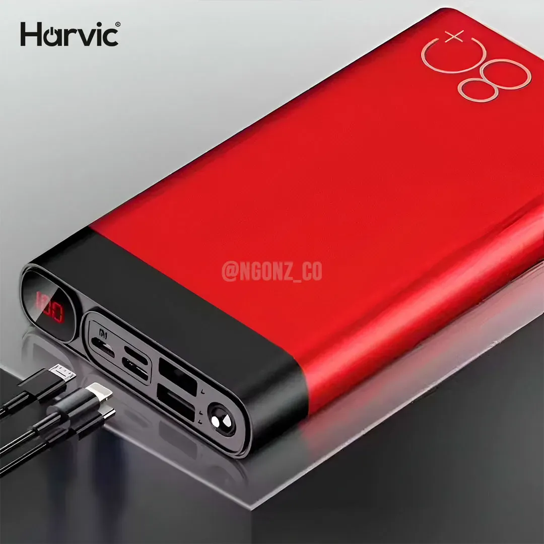 Power Bank Bateria Portatil 20.000 mAh Harvic Original 