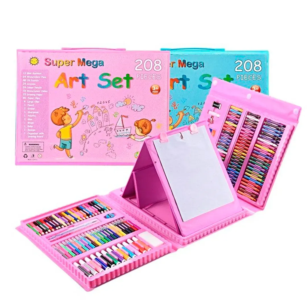 Set De Arte Para Niños  208 Piezas Juego Arte  Creativo