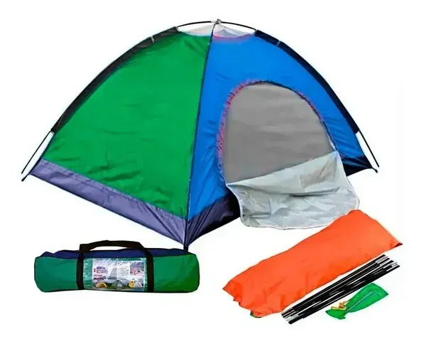 Carpa Camping Para 2 Personas Impermeable medida 2 metros x 1.30 metros