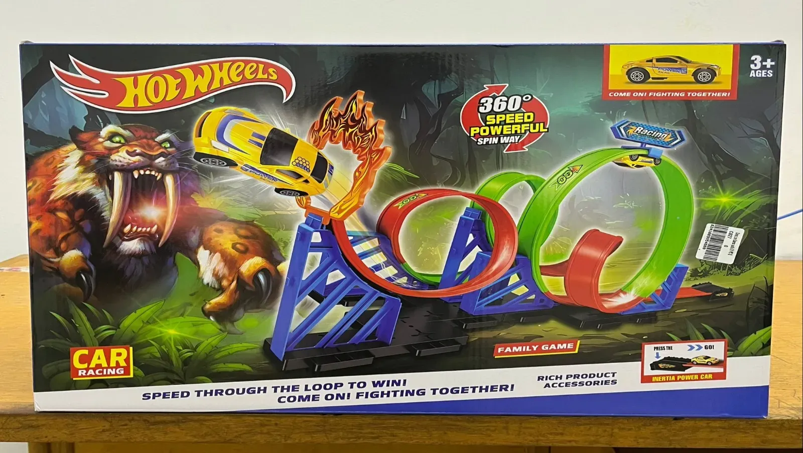 Pista 360 Hot Wheels 