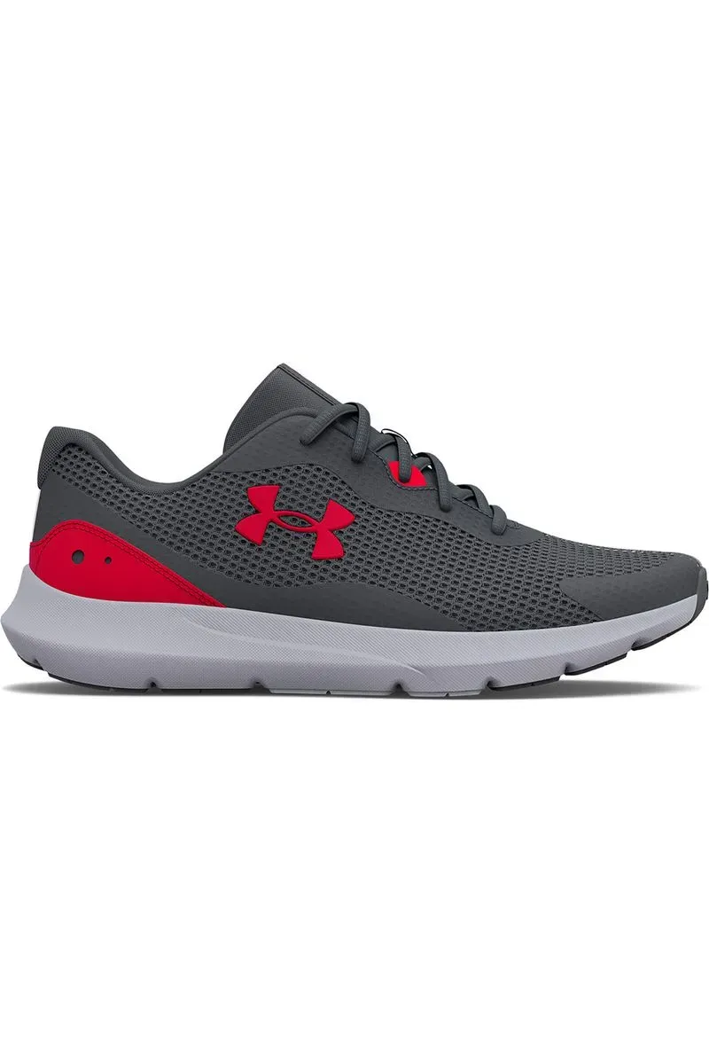 Tenis UNDER ARMOUR Hombre Zap Surge 3 Gris-Rojo