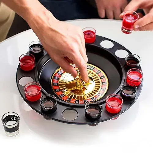 Ruleta Shots Juego de Mesa para Tomar 16 Piezas