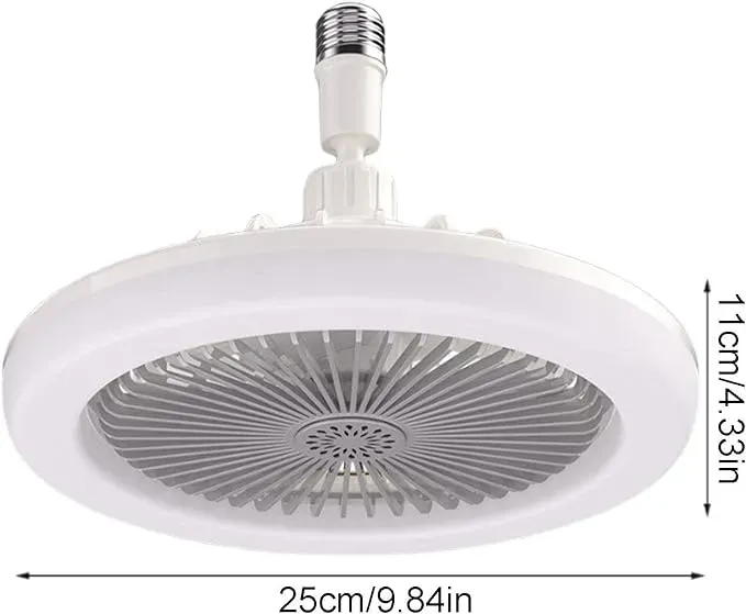 Ventilador Luz Led 2 en 1