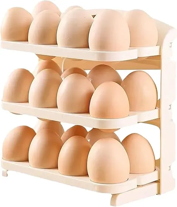 Caja De Almacenamiento De Huevos 3 Niveles