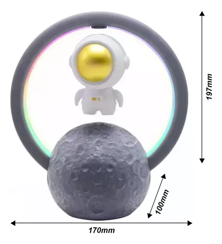Lampara Parlante Led De Astronauta 