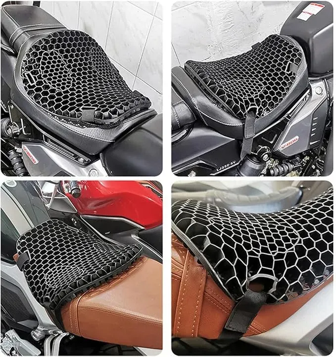 Cojín Asiento Para Moto De Gel Siliconado