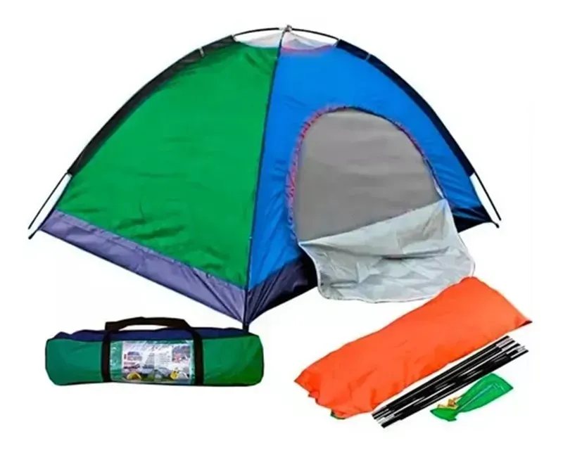 Carpa de Camping Impermeable Para 4 Personas