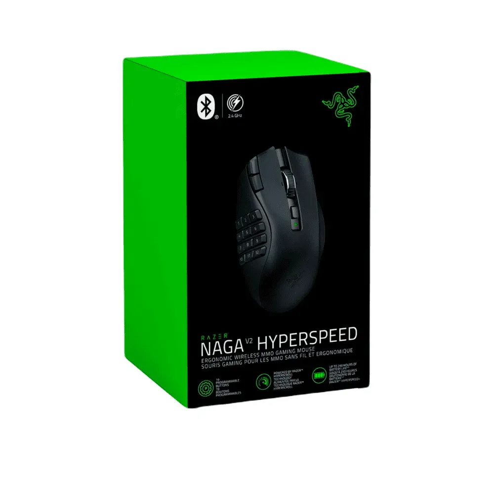 Mouse Gamer Razer Inalámbrico NAGA V2 HYPERSPEED