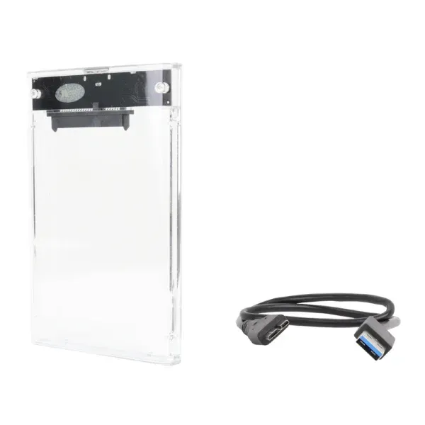 Caja Sata 2.5" Usb 3.0 Transparente L Jalteh