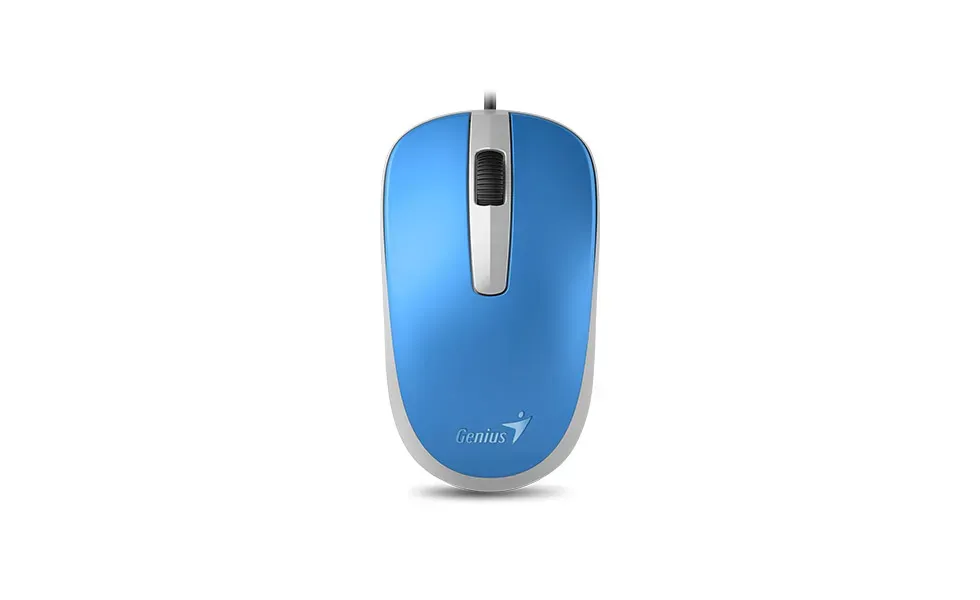 Mouse USB Alambrico Genius DX-120  Azul