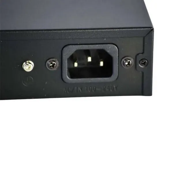 Switch poe sat 4 puertos ethernet poe 10/100mbps 120w