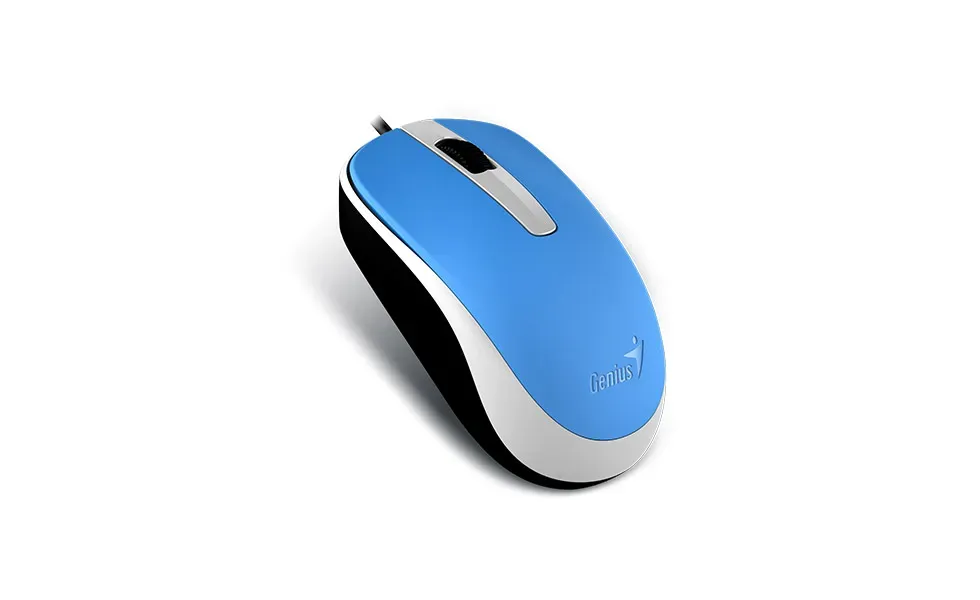 Mouse USB Alambrico Genius DX-120  Azul