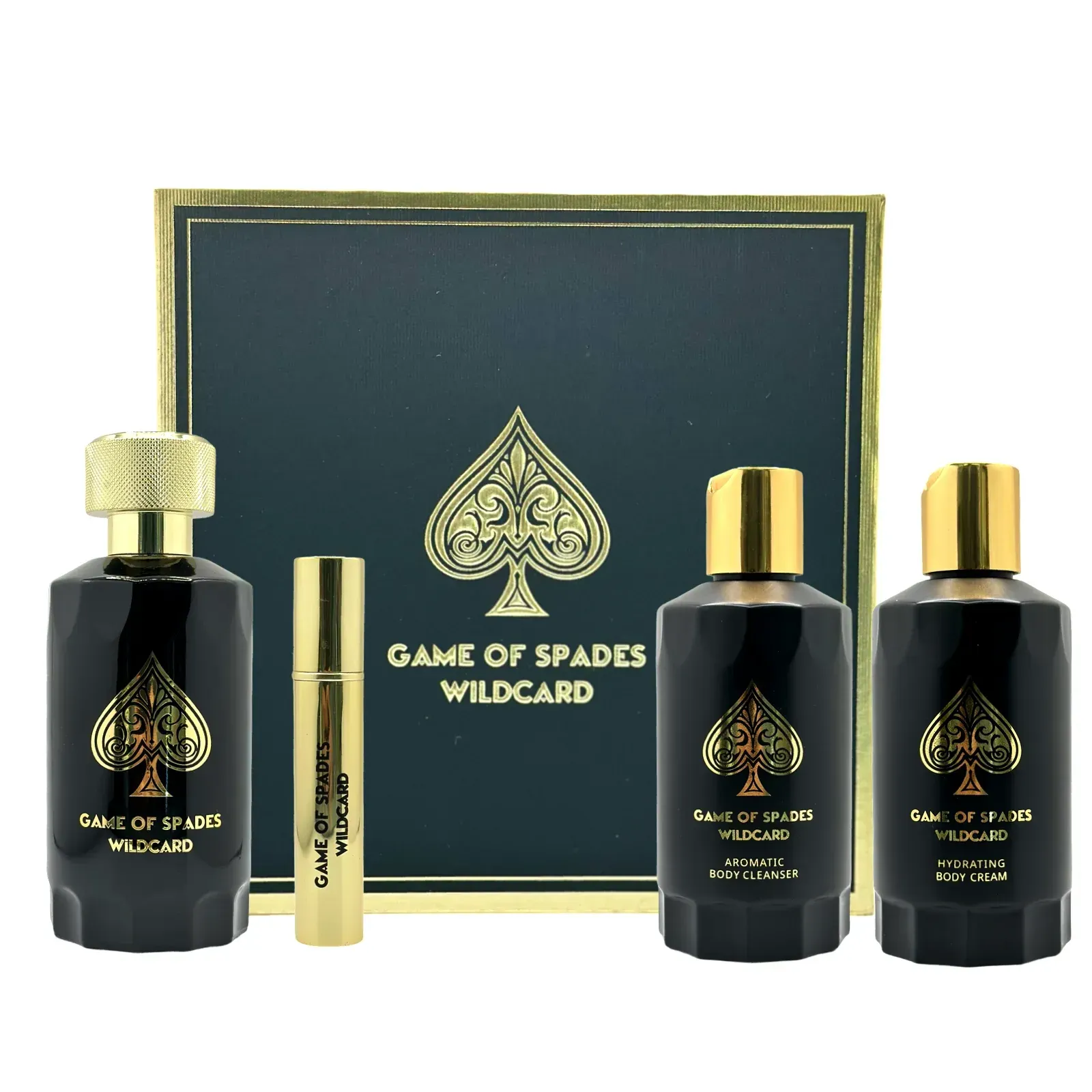 Perfume Jo Milano Game Of Spades Estuche Wildcard 4 Piezas Men Eau de Parfum Original 