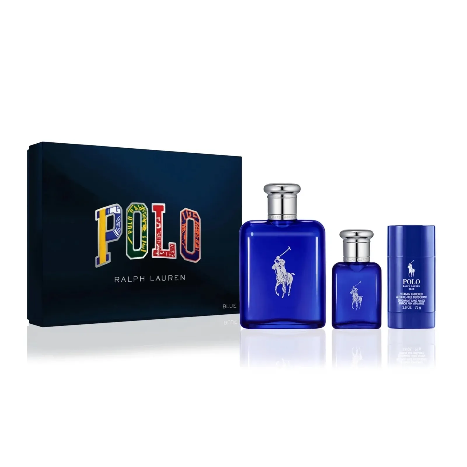 Perfume Estuche Ralph Lauren Polo Blue Eau De Toilette 125 Ml Men Original 