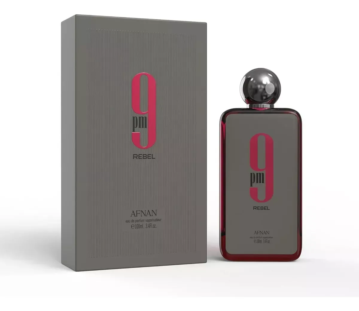 Perfume Arabe Afnan 9 PM Rebel Men Eau de Parfum 100ml Original 