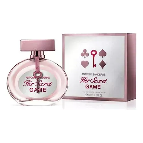 Perfume Antonio Banderas Her Secret Game Woman 80ml Eau de Toilette Original 