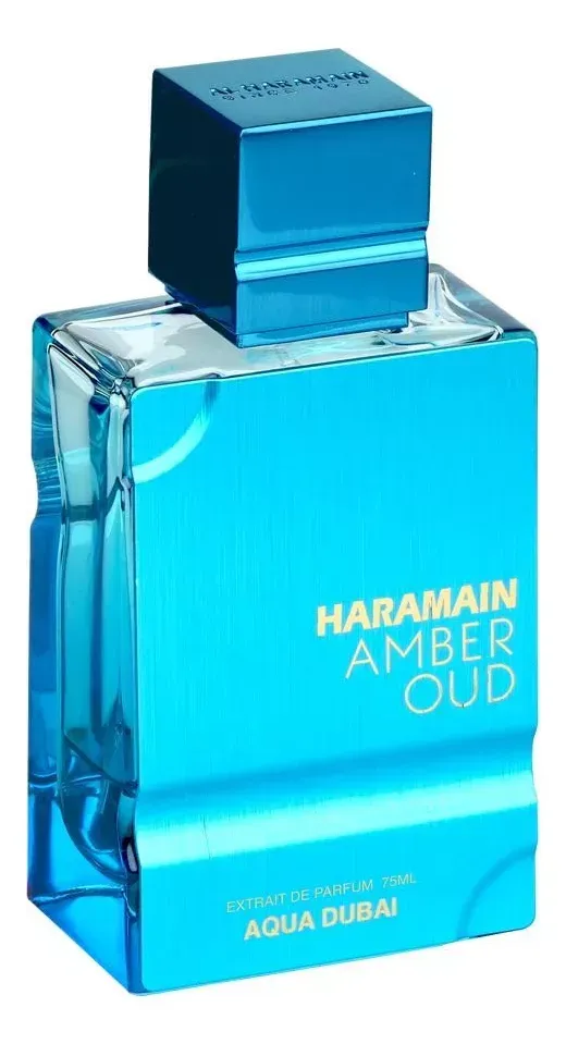 Perfume Arabe Al Haramain Amber Oud Aqua Dubai Unisex Extrait de Parfum 75ml Original 