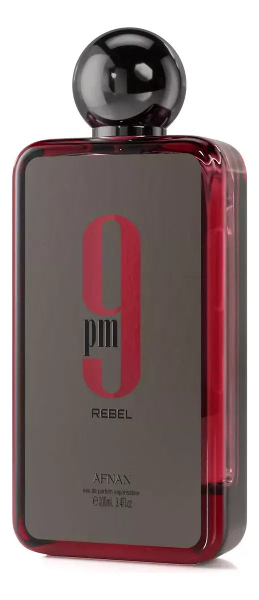 Perfume Arabe Afnan 9 PM Rebel Men Eau de Parfum 100ml Original 