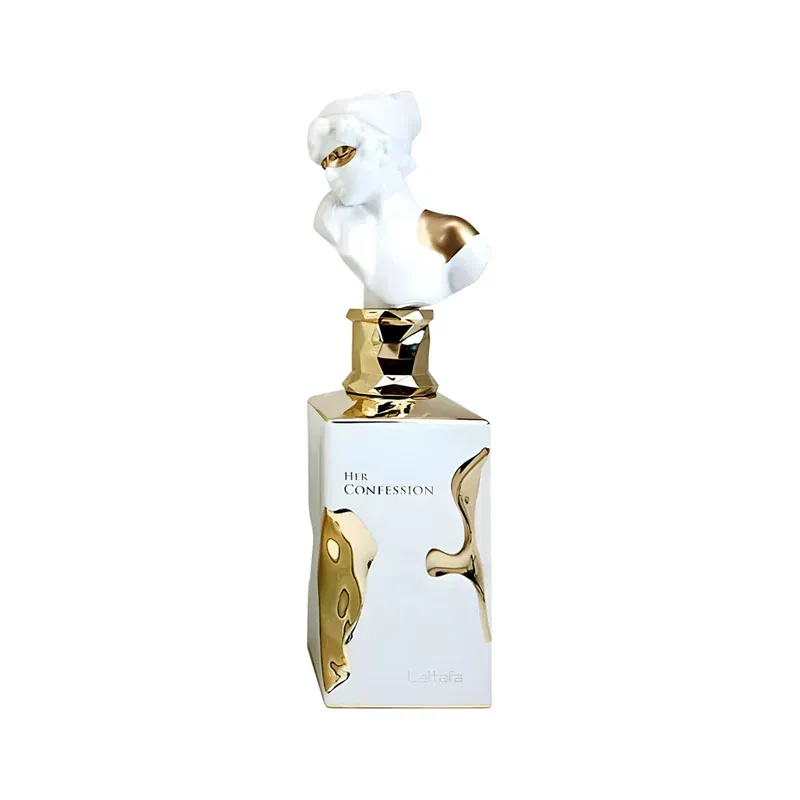 Perfume Arabe Lataffa The Confession Blanca Woman Eau de Parfum 100ml Original 