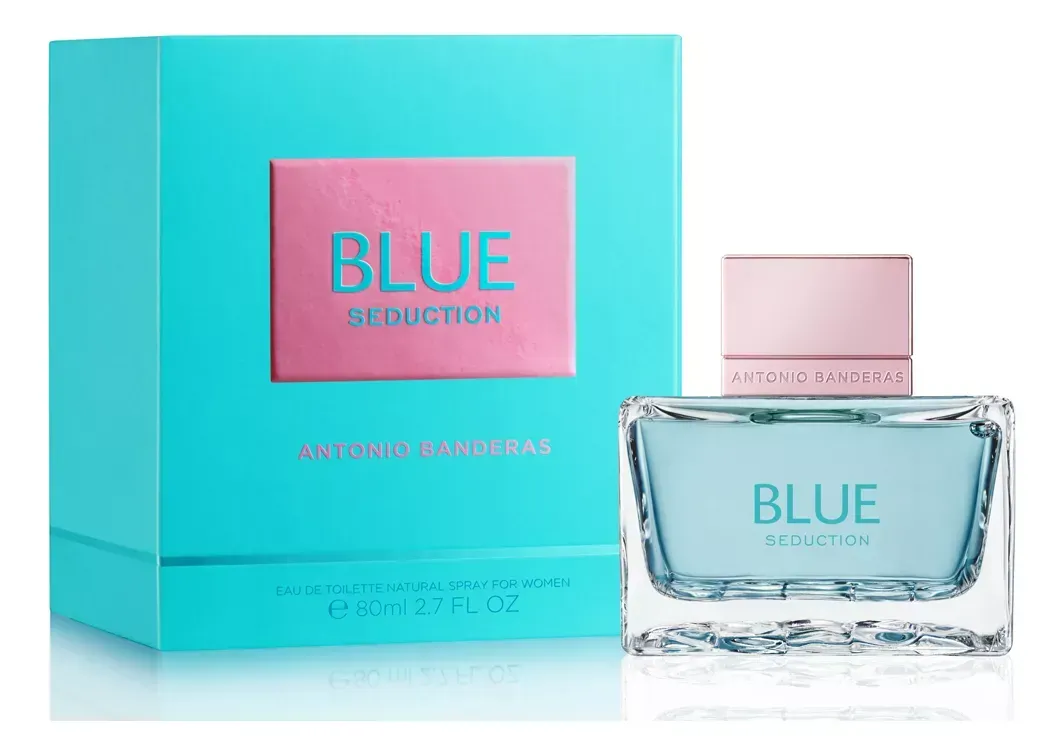 Perfume Antonio Banderas Blue Seduction Woman Eau de Toilette 80ml Original 