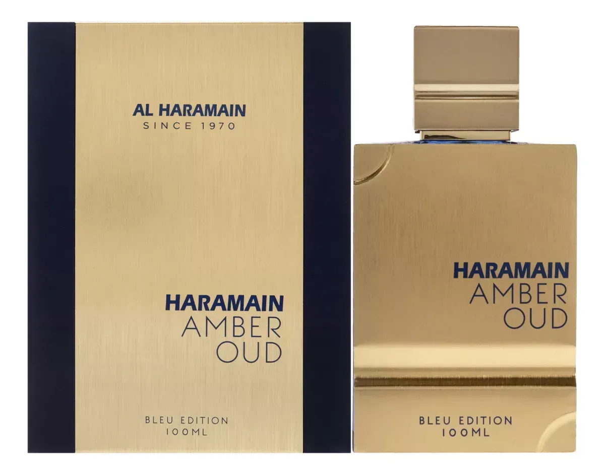 Perfume Arabe Al Haramain Amber Oud Bleu Edition Men Eau de Parfum 100ml Original 