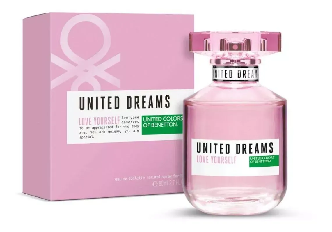 Perfume Benetton United Dreams Love Yourself Woman Eau de Toilette 80ml Original