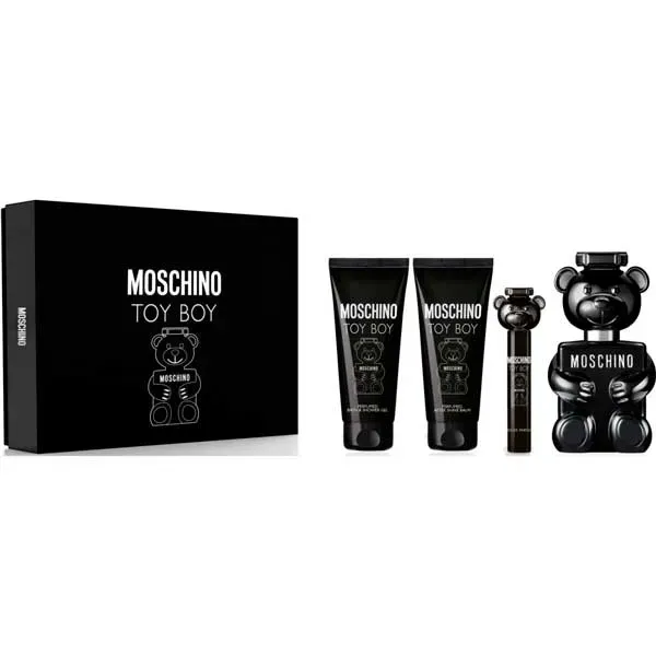  Perfume Estuche Moschino Toy  Boy Men 3 Piezas Eau de Parfum Original 