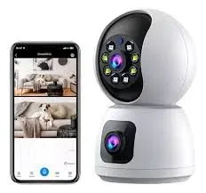 Camara De Seguridad Para Interior Doble Lente