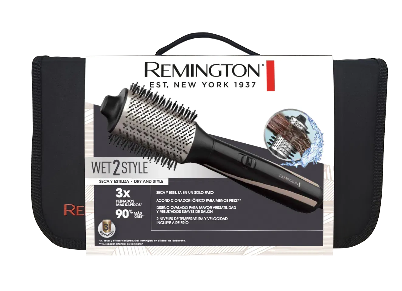 Cepillo Secador De Aire Remington Wet2style