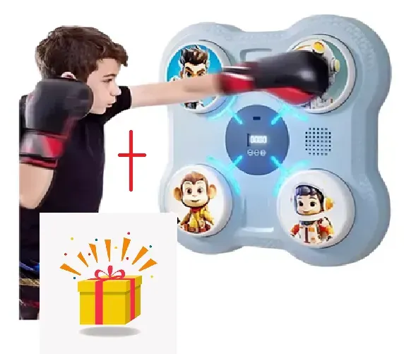 Combo Maquina De Boxeo Electronica Niños + Obsequio 